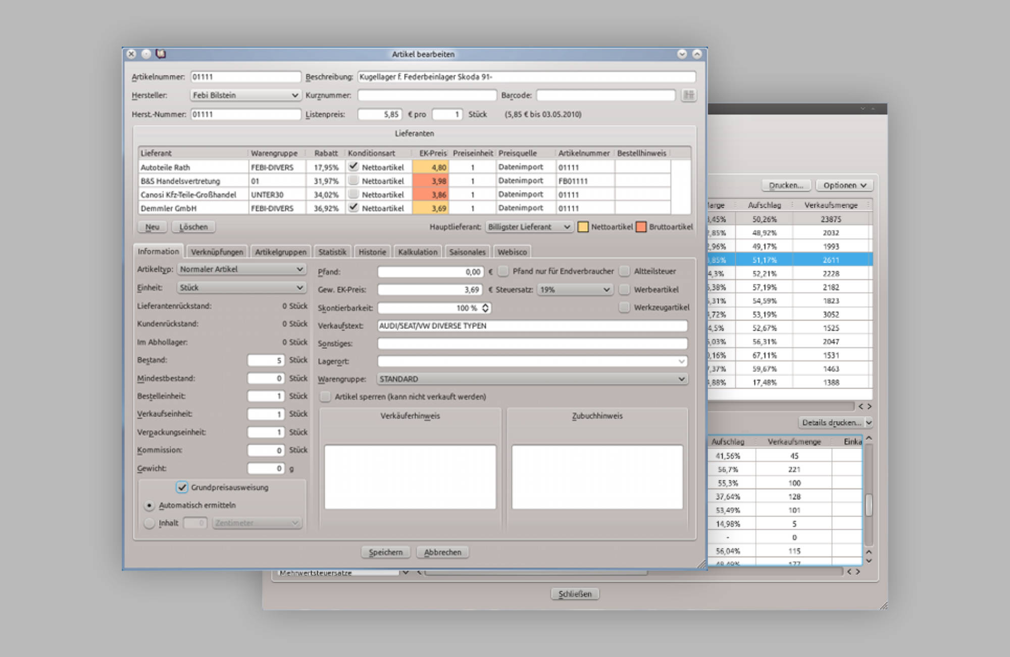 Abisco-Warenwirtschaft Abisco-Warenwirtschaft